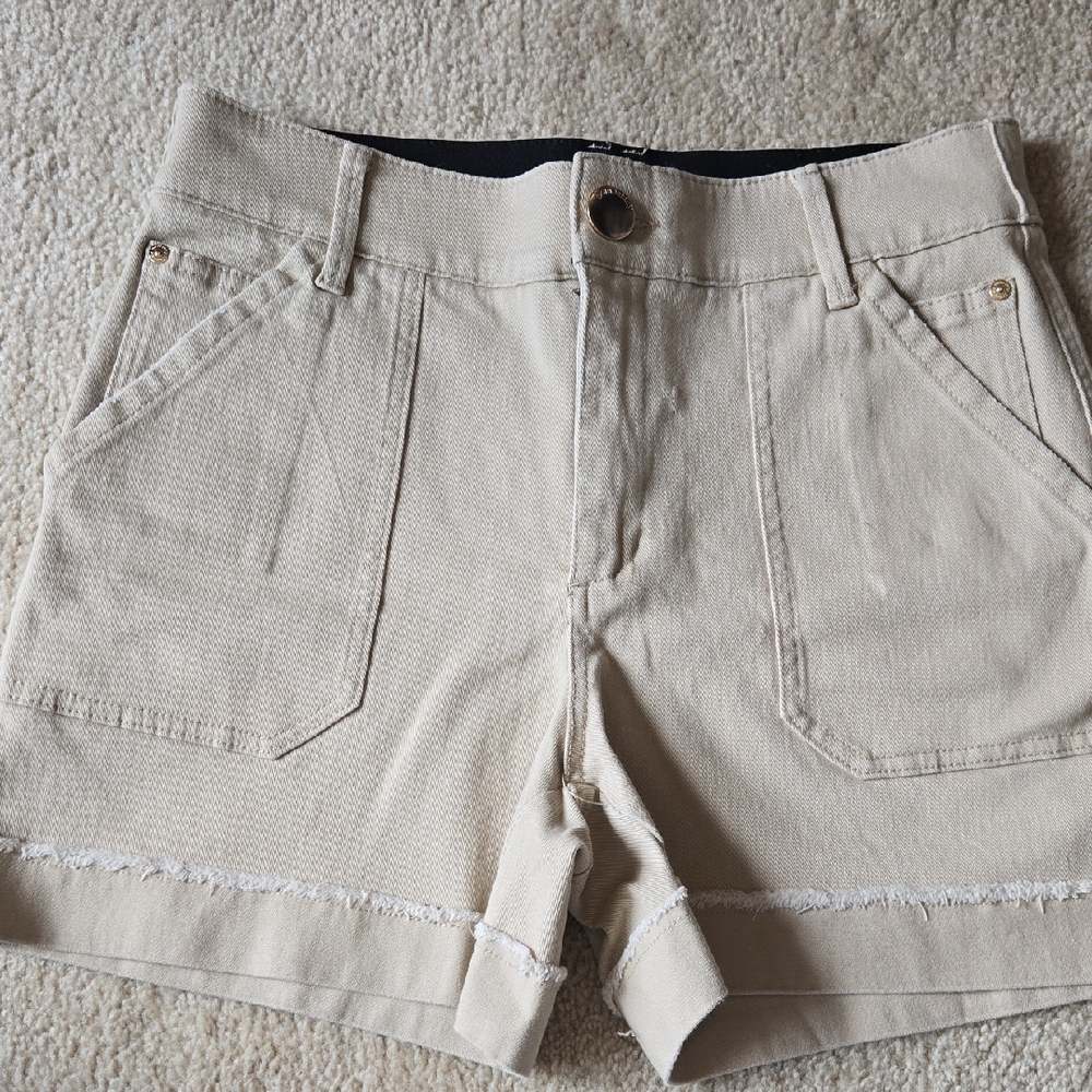 Democracy Cream High-Rise Casual Jean Shorts (New But No Tags)